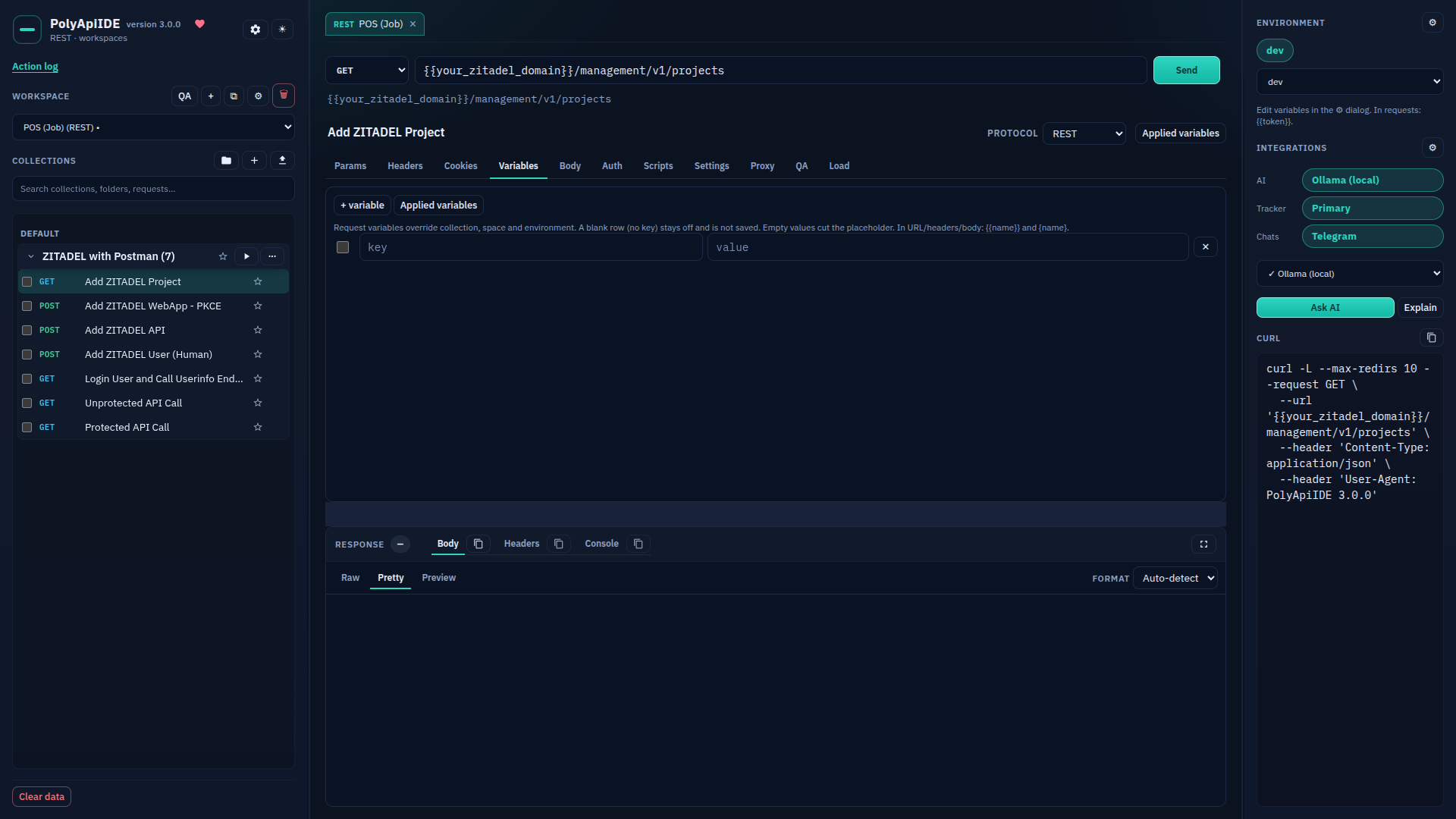 Request: Variables